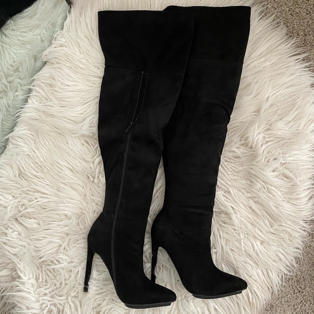 Over the Knee heel boots